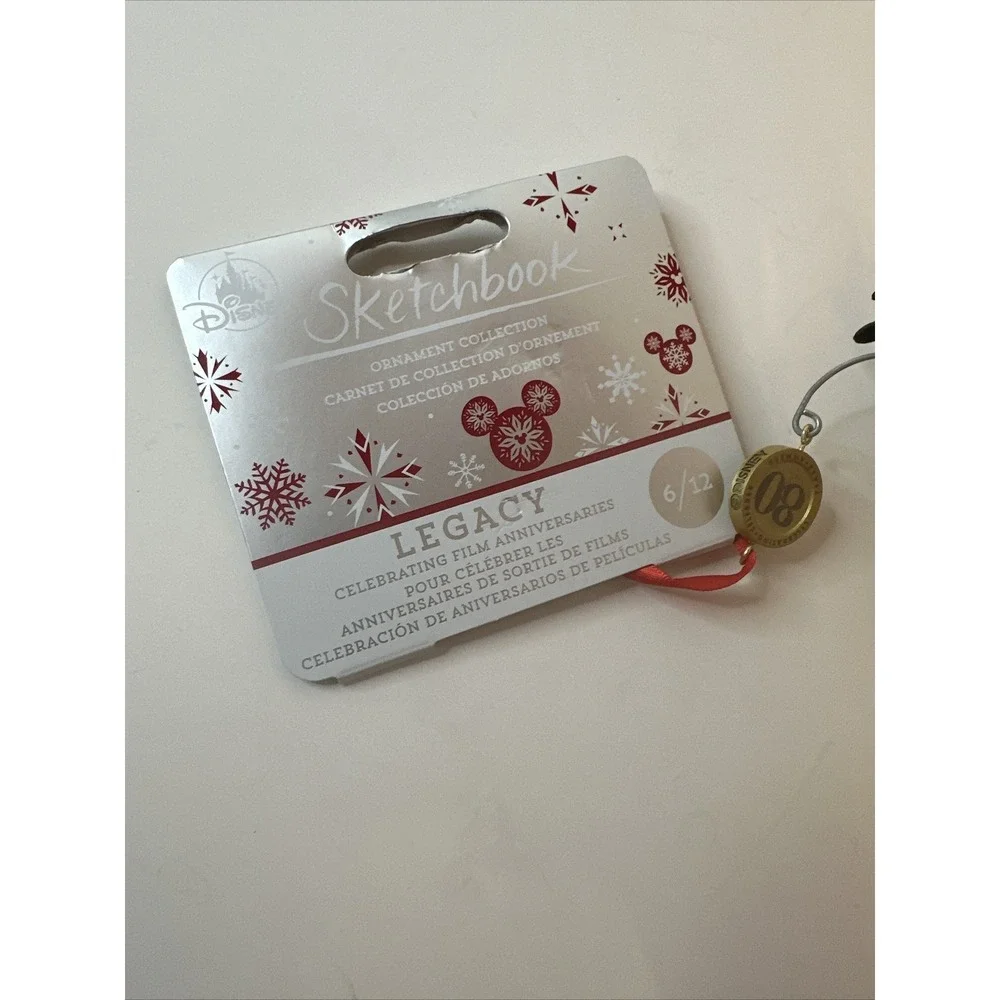 Disney The Reluctant Dragon Legacy Sketchbook Ornament – 80th Anniversary – New‎